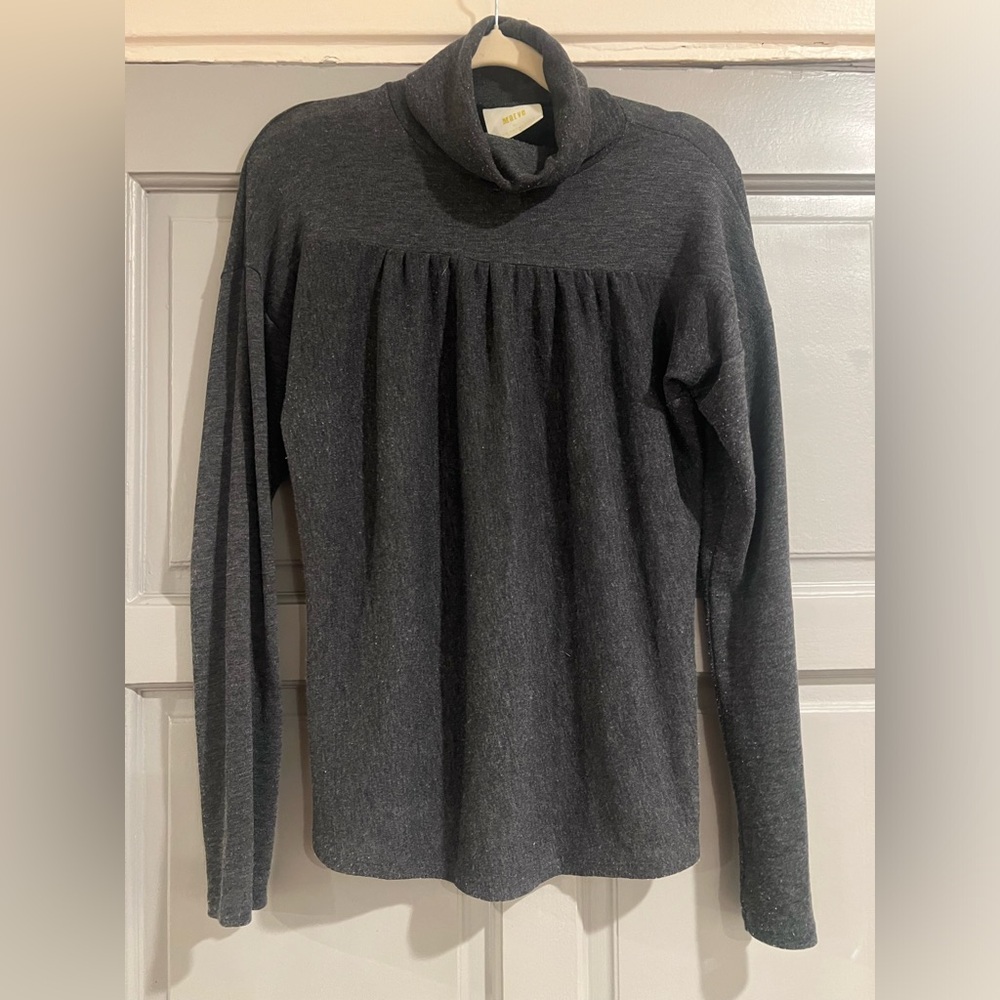 Anthropologie Maeve Turtleneck Boho Top sz Small